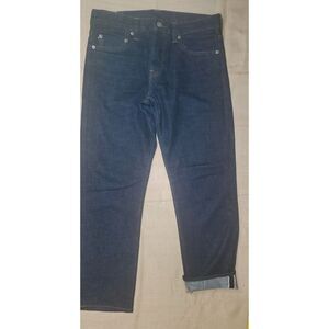 J. Crew 484 Slim Fit Selvedge Jeans Men's 29x32 raw denim‎ Dark Navy Wash
